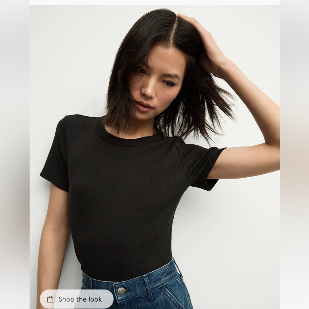 Veronica Beard Pruitt Bodysuit Small Black